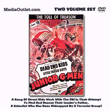 Junior G-Men DVD Dead End Kids Little Tough Guys 2 Disc Set